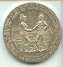 1970 .925 Silver Indian BrotherHood Commemorate Manitoba Centennial Round  SS628