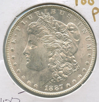 1887-P Morgan Silver Dollar $1 Philadelphia Mint - SS842