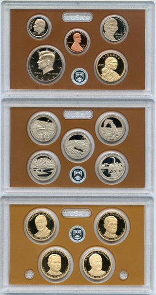 2014 United States Proof Set 14 Coins U.S. Mint San Francisco OGP National Parks