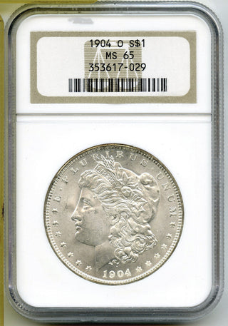 1904-O Morgan Silver Dollar NGC MS65 Certified - New Orleans Mint - J467