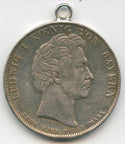 1827 German States Bavaria Silver Thaler Coin Order of Ludwig I - SR129