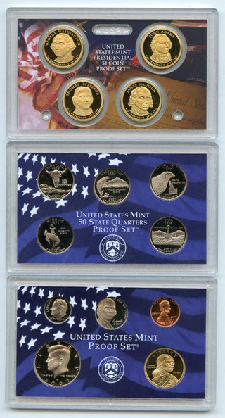 2007 United States Proof Set 14 Coins U.S. Mint San Francisco State Quarters