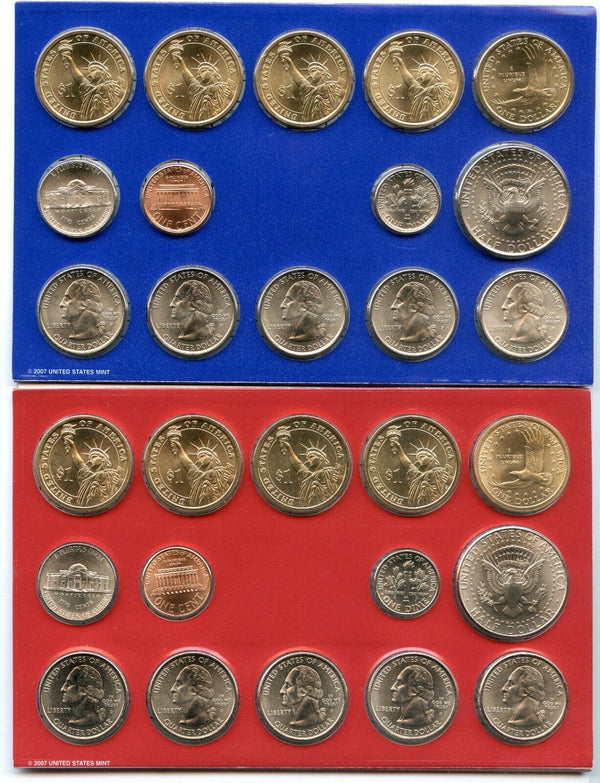 2007 P & D US Uncirculated Mint Set 28 Coin United States Philadelphia & Denver