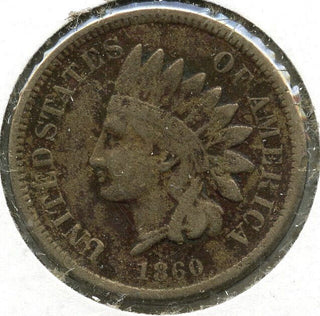 1860 Indian Head Cent Penny - Broad Bust - C29