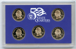 2006 United States State Quarters Silver Proof Set 5 Coins US Mint San Francisco