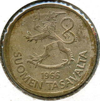 1966 Finland Silver Coin Markka - Suomen Tasavalta - CA519