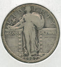 1927-S Silver Standing Liberty Quarter 25C San Francisco Mint - SS690