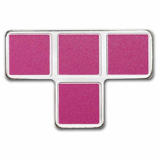 Tetris Purple $2 Coin 999 Silver 1 oz Tetrimino Block 2023 Niue Bullion - JP428