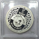 2022 Fifa World Cup Soccer Futbol 999 Silver 1 oz Coin 5 Riyals - J754