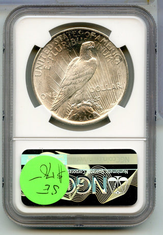 1924-P Peace Silver Dollar NGC MS 63 Philadelphia Mint - KR911