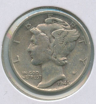 1945-S Silver Mercury Dime Micro S 10C San Francisco Mint - SR506