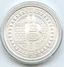 2022 Bitcoin 999 Silver 1 oz Medal Round Anonymous Mint Bullion - K133