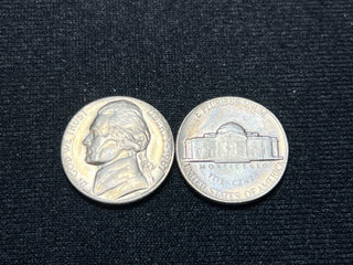 1967-P BU Jefferson Nickel $2 Roll Uncirculated Coins Philadelphia Mint-SS366