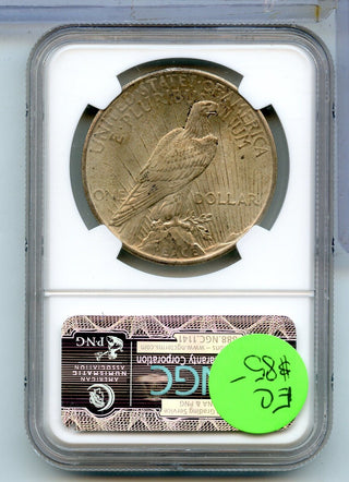 1925-P Peace Silver Dollar NGC MS 64 Philadelphia Mint - KR906