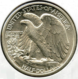 1934-D Walking Liberty Silver Half Dollar - Denver Mint - J497