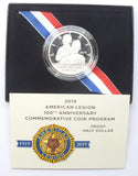 2019 American Legion Proof Half Dollar 19CN Commemorative Coin US Mint - J185