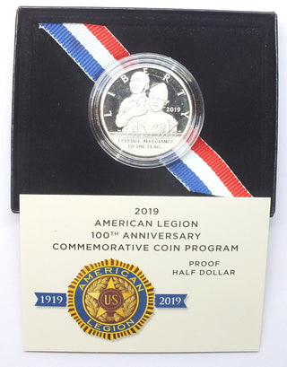 2019 American Legion Proof Half Dollar 19CN Commemorative Coin US Mint - J185