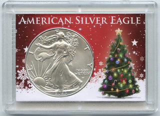 2023 American Eagle Silver Dollar 1 oz Coin - Christmas Tree Holiday Gift ounce