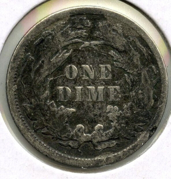 1891 Seated Liberty Silver Dime - Philadelphia Mint - J615