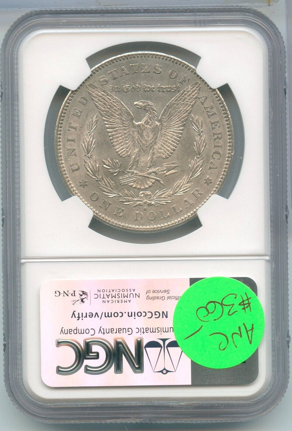 1879-S Rev Of 78 Top 100 Silver Morgan Dollar NGC AU 58 San Francisco Mint-SS548