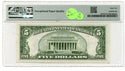 1934-C $5 Silver Certificate PMG 65 EPQ Gem Uncirculated Fr 1653W Julian - K74