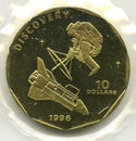 1996 Space Shuttle Discovery $10 Commemorative Coin - Marshall Islands - A444