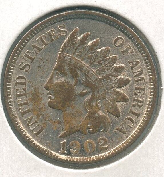 1902 Indian Head Cent Penny - Philadelphia Mint  - ER194