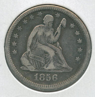 1856-P Silver Seated Quarter 25C Philadelphia Mint - SR508