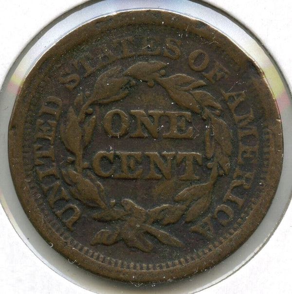 1852 Braided Hair Large Cent Penny - C956