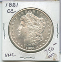 1881-CC Morgan Silver Dollar $1 Carson City Mint Unc - SS835