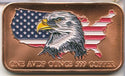 Donald Trump Never Stop Fight America USA 1 Oz 999 Copper Bar Colored