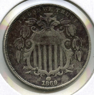 1869 Shield Nickel - J43