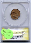 1984-D RB Lincoln Cent Penny ANACS MS 62 Off-Center Error Struck 55% Denver J916