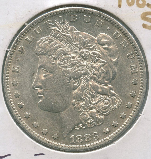 1883-S Morgan Silver Dollar $1 San Francisco Mint  - SS837