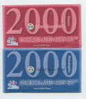 2000-P & D US Uncirculated Mint Set 20 Coin Set United States Philadelphia
