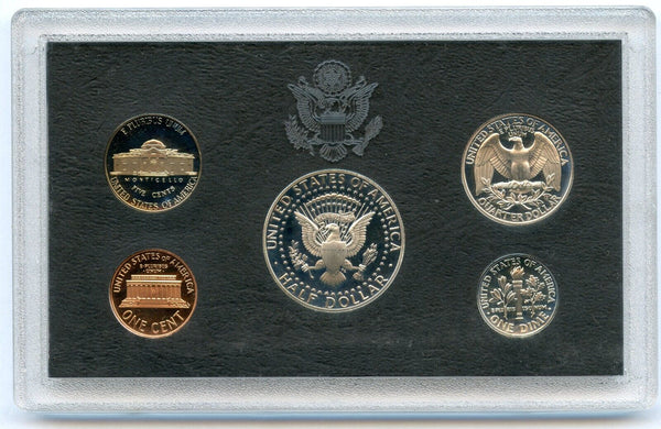 1995 United States Silver Proof Set 5 Coins U.S. Mint San Francisco