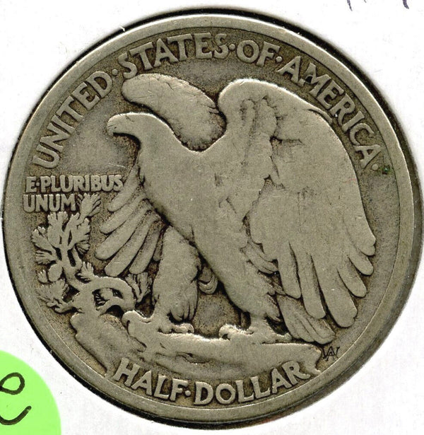 1916-D Walking Liberty Silver Half Dollar - Obverse - Denver Mint - K243