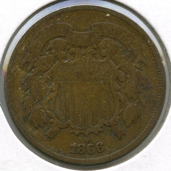 1866 2-Cent Coin - Two Cents - J46