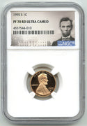 1995-S Lincoln Proof Cent Penny NGC PF 70 RD Ultra Cameo - San Francisco - G156