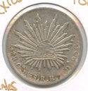 1888 GO Mexico Coin 8 Reales Guanajuato Silver Coin  - SS351