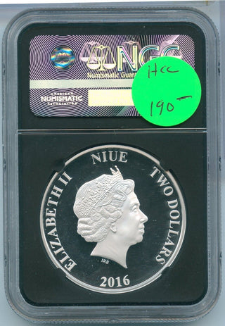 2016 Niue Star Wars Princess Leia NGC PF70 Silver Coin 1oz 999 - SS575