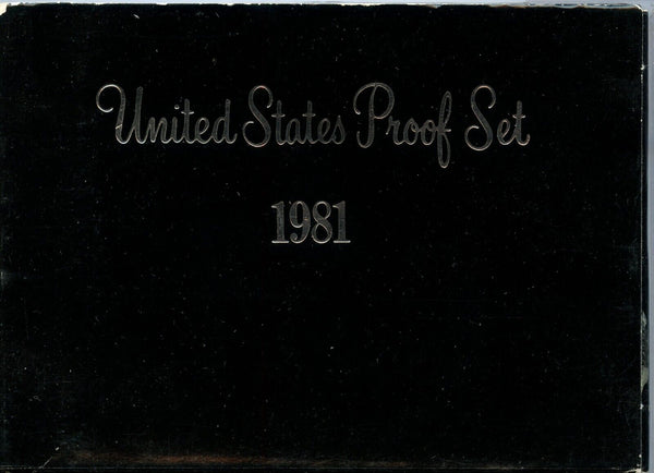 1981 United States Proof Set 6 Coins U.S. Mint San Francisco