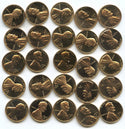 1971-S Lincoln Wheat Cent Pennies 50-Coin Penny Roll - San Francisco Mint - J126