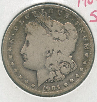 1904-S Morgan Silver Dollar $1 San Francisco Mint -SR37