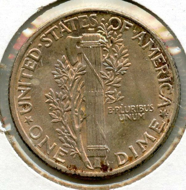 1944 Mercury Silver Dime - Uncirculated - Philadelphia Mint - BT160