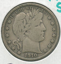 1910-S Silver Barber Half Dollar 50c San Francisco Mint  - SS803