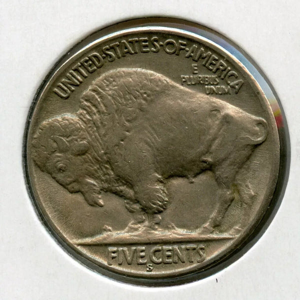 1937-S Indian Head Buffalo Nickel - San Francisco Mint - JL841