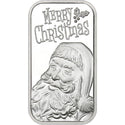 2024 Merry Christmas Jolly Santa Claus Holiday 1 Oz Fine 999 Silver Art Bar Gift