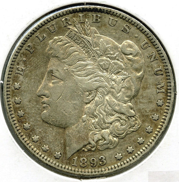 1893 Morgan Silver Dollar - Philadelphia Mint - Toning - J853