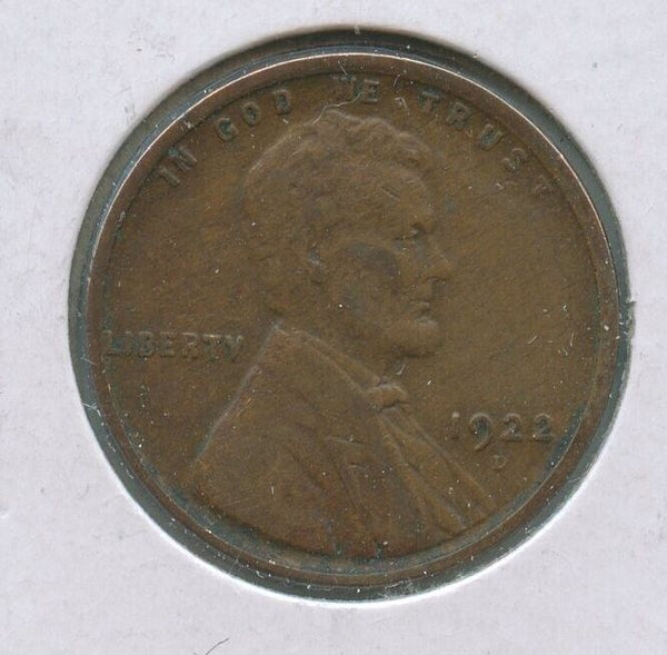 1922-D Lincoln Wheat Cent 1c Denver Mint  - SS790